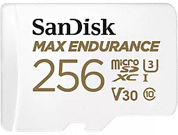 Карта памяти SanDisk 256 GB microSDXC Max Endurance UHS-I U3 V30 + SD adapter (SDSQQVR-256G-GN6IA)