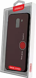 Чехол Intaleo Real Glass Samsung J600 Galaxy J6 2018 Red (1283126488283) - миниатюра 2