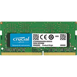 Оперативна пам'ять для ноутбука Micron SoDIMM DDR4 4GB 2400 MHz (CT4G4SFS824A)
