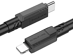 Кабель Borofone BX81 Goodway USB Type-C - Lightning 20w 3a 1м PD сable Black - миниатюра 4 Кабель Borofone BX81 Goodway USB Type-C - Lightning 20w 3a 1м PD сable Black - миниатюра 4