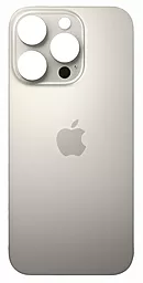 Задняя крышка корпуса Apple iPhone 16 Pro (small hole) Original Natural Titanium - фото Задняя крышка корпуса Apple iPhone 16 Pro (small hole) Original Natural Titanium