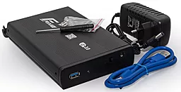 Карман для HDD Frime SATA 3.5" USB 3.0, Metal, Black (FHE50.35U30)