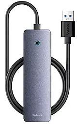 USB-A хаб Baseus UltraJoy Series Lite 4-in-1 USB3.0 space grey (B0005280B811-02) - фото USB-A хаб Baseus UltraJoy Series Lite 4-in-1 USB3.0 space grey (B0005280B811-02)