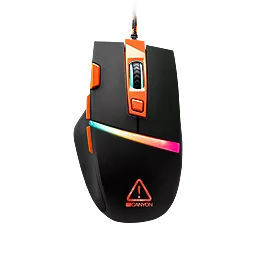 Компьютерная мышка Canyon Sulaco Black/Orange USB (CND-SGM04RGB) - фото Компьютерная мышка Canyon Sulaco Black/Orange USB (CND-SGM04RGB)