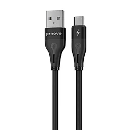 USB Кабель Proove Soft Silicone 12w micro USB cable Black(CCSO20001301)