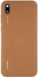 Задняя крышка корпуса Huawei Y5 2019 (AMN-LX9/AMN-LX1/AMN-LX2/AMN-LX30), со стеклом камеры Amber Brown - фото Задняя крышка корпуса Huawei Y5 2019 (AMN-LX9/AMN-LX1/AMN-LX2/AMN-LX30), со стеклом камеры Amber Brown