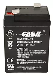 Аккумуляторная батарея Casil 6V 4.5Ah (CA645) - фото Аккумуляторная батарея Casil 6V 4.5Ah (CA645)