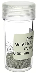 BGA шарики Mechanic PMTC 0.55 мм 10000шт бессвинцовые в пластиковой емкости