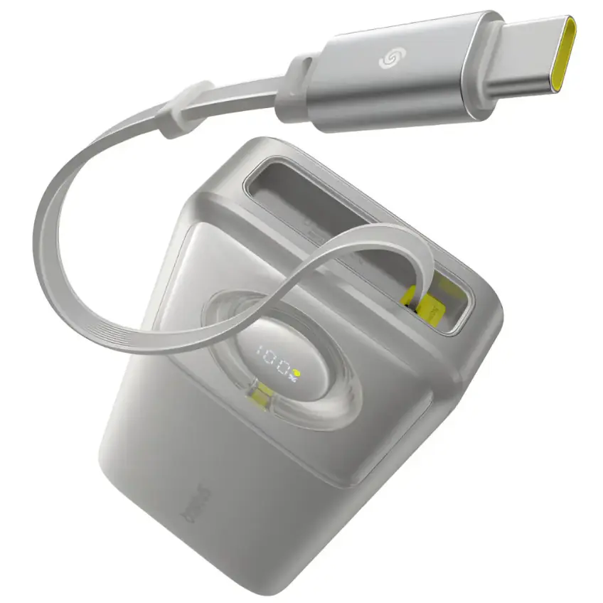 Повербанк Baseus Free2Pull 65W 20000mAh Lunar Gray - фото 6