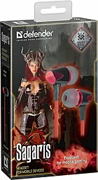 Навушники Defender Sagaris Black-Red (64455) - мініатюра 2