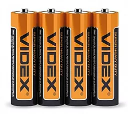 Батарейки Videx R6P / AA SHRINK 4шт 1.5 V