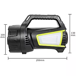 Ліхтарик Luxury T100A-10W+2COB - мініатюра 6 Ліхтарик Luxury T100A-10W+2COB - мініатюра 6
