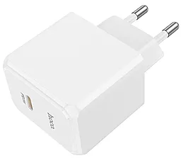 Сетевое зарядное устройство Hoco CS13A Ocean 20w PD USB-C home charger white