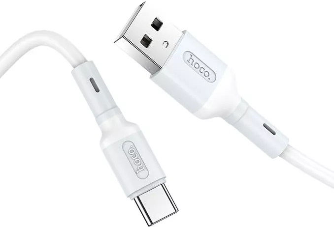 Кабель Hoco X65 Prime Charging USB-A - Type-C 15w 3a 1м cable White - фото 1
