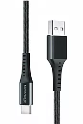 Кабель USB Grand-X 18w 3a 1.2m Type-C cable black - миниатюра 3