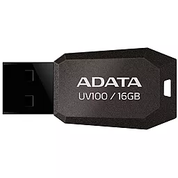Флешка ADATA 16GB DashDrive UV100 Black USB 2.0 (AUV100-16G-RBK)