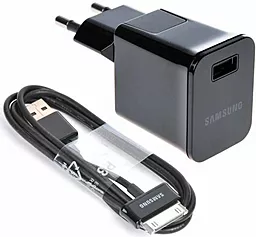 Зарядний пристрій для планшетів Samsung Tab ETA-P10E Black (P7500/P5100/P3110/N8000/P6800/P7500)