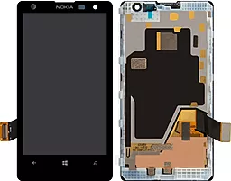 Дисплей Nokia Lumia 1020 RM-875 + Touchscreen with frame (original) Black