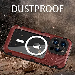 Чехол Shellbox M Waterproof Case with MagSafe для iPhone 14 Red + Black - миниатюра 6