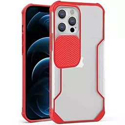 Чехол Epik Camshield matte Ease TPU со шторкой для Apple iPhone 13 Pro Max (6.7") Красный