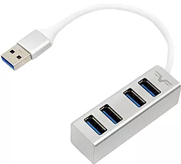 USB хаб Frime 4-in-1 silver (FH-30520)