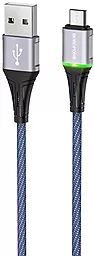 Кабель USB Borofone BU25 Glory micro USB Cable Blue