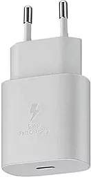 Мережевий зарядний пристрій Samsung 25W 1xUSB-C White (EP-TA800NWEGEU)