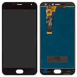 Дисплей Meizu M2, M2 mini (M578, микросхема 5x5 мм) с тачскрином, Black - фото Дисплей Meizu M2, M2 mini (M578, микросхема 5x5 мм) с тачскрином, Black