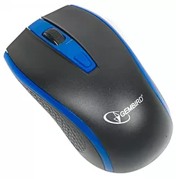 Компьютерная мышка Gembird MUSW-107-B Black/Blue - фото Компьютерная мышка Gembird MUSW-107-B Black/Blue