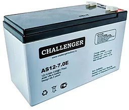 Акумуляторна батарея Challenger 12V 7Ah (AS12-7.0)