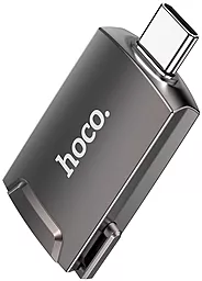 Видео переходник (адаптер) Hoco UA19 Easy Flow USB Type-C HDMI M/F 4K 30Hz Grey