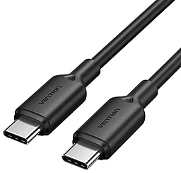 Кабель Vention USB Type-C - Type-C 60w 3a 1м PD cable Black (TRCBF) - фото Кабель Vention USB Type-C - Type-C 60w 3a 1м PD cable Black (TRCBF)