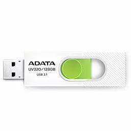 Флешка ADATA 128GB UV320 USB 3.1 (AUV320-128G-RWHGN) White - фото Флешка ADATA 128GB UV320 USB 3.1 (AUV320-128G-RWHGN) White
