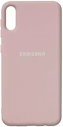 Чохол Epik Silicone Cover Full Protective (AA) Samsung A022 Galaxy A02 Pink Sand
