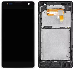 Дисплей Sony Xperia TX (LT29i) с тачскрином и рамкой, White - фото Дисплей Sony Xperia TX (LT29i) с тачскрином и рамкой, White