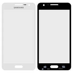 Корпусное стекло дисплея Samsung Galaxy A3 A300F, A300FU, A300H 2015 White