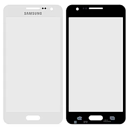 Корпусное стекло дисплея Samsung Galaxy A3 A300F, A300FU, A300H 2015 White - фото Корпусное стекло дисплея Samsung Galaxy A3 A300F, A300FU, A300H 2015 White