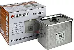 Ультразвукова ванна Baku BK-3050 (0.7л, 30Вт/50Вт, 42кГц) - мініатюра 5