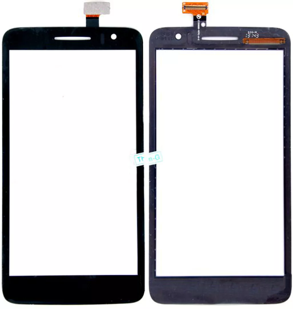 Сенсор (тачскрин) Alcatel One Touch 8008D Scribe HD Black - фото 1