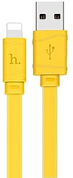Кабель USB Hoco X5 Bamboo Lightning Cable Yellow