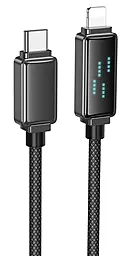 Кабель Borofone BU53 Meteor USB Type-C - Lightning 27w 3a 1.2м PD cable Black