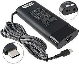 Блок питания для ноутбука HP 20V, 4.74A, TYPE-C 110W, OVALE, Original - фото Блок питания для ноутбука HP 20V, 4.74A, TYPE-C 110W, OVALE, Original