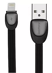 Кабель Remax Shell RC-040i USB-A - Lightning 12w 2.4a 1м cable Black - фото Кабель Remax Shell RC-040i USB-A - Lightning 12w 2.4a 1м cable Black