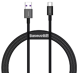 Кабель USB Baseus Superior Series Fast Charging 66W USB Type-C Cable Black (CATYS-01) - миниатюра 1