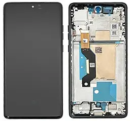 Дисплей Motorola Edge 60 (XT2505-1, XT2505-4) с тачскрином и рамкой, оригинал, Gibraltar sea - фото Дисплей Motorola Edge 60 (XT2505-1, XT2505-4) с тачскрином и рамкой, оригинал, Gibraltar sea