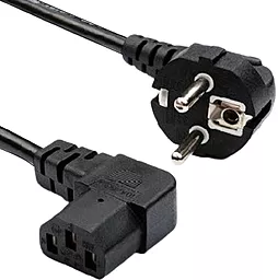 Сетевой кабель Merlion PC-186A CEE7/7 C13 CCA12 1.2M 0.75mm Black