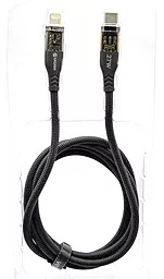 USB PD Кабель Veron CL11 27w 3a 1.2m USB Type-C - Lightning cable black - мініатюра 3
