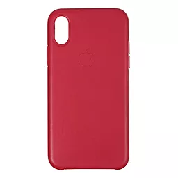 Чехол Original Leather Case Apple iPhone X, iPhone XS Berry (ARM53579)