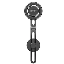 Тримач магнітний XO C132 Tesla specific iPhone metal bracket (with magnetic iron ring) Black - фото Тримач магнітний XO C132 Tesla specific iPhone metal bracket (with magnetic iron ring) Black