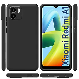 Чохол BeCover Силіконовий Xiaomi Redmi A1 Black (708117) - фото Чохол BeCover Силіконовий Xiaomi Redmi A1 Black (708117)